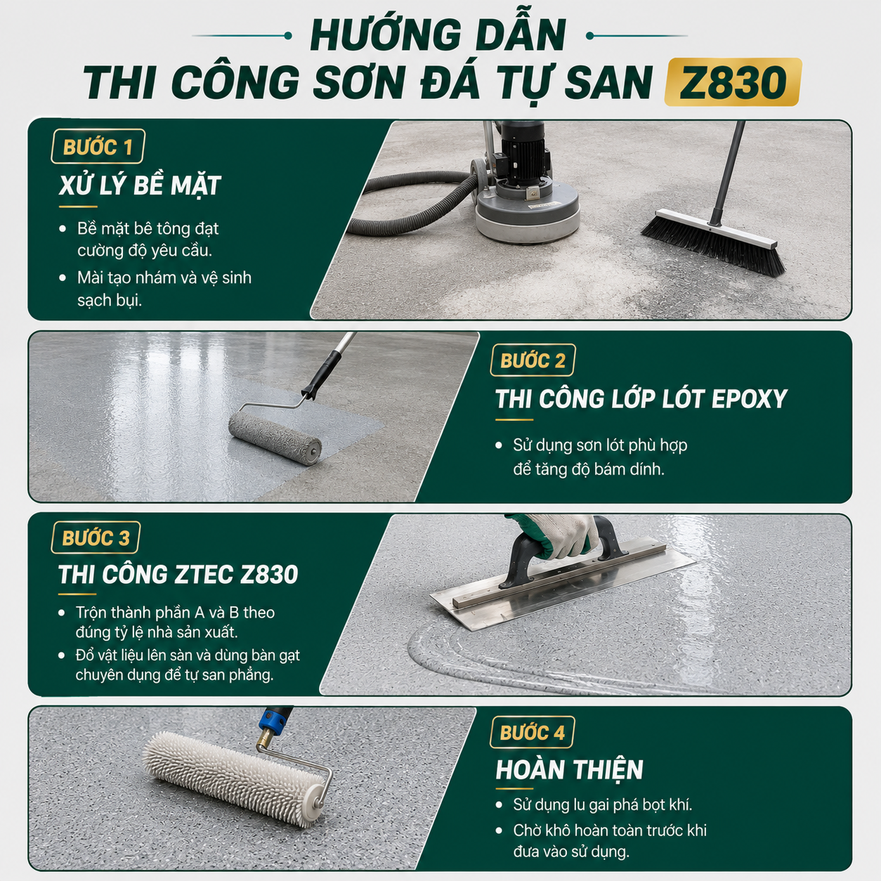Sơn đá tự san ZTEC