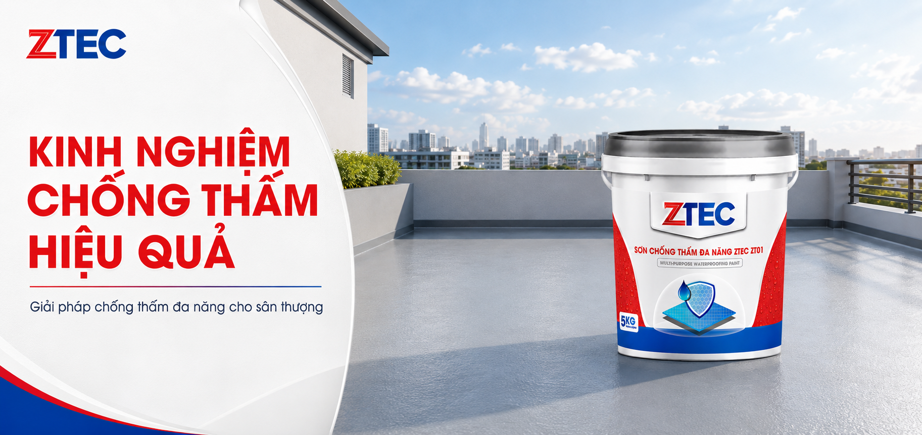Kinh nghiệm thi công sơn chống thấm hiệu quả