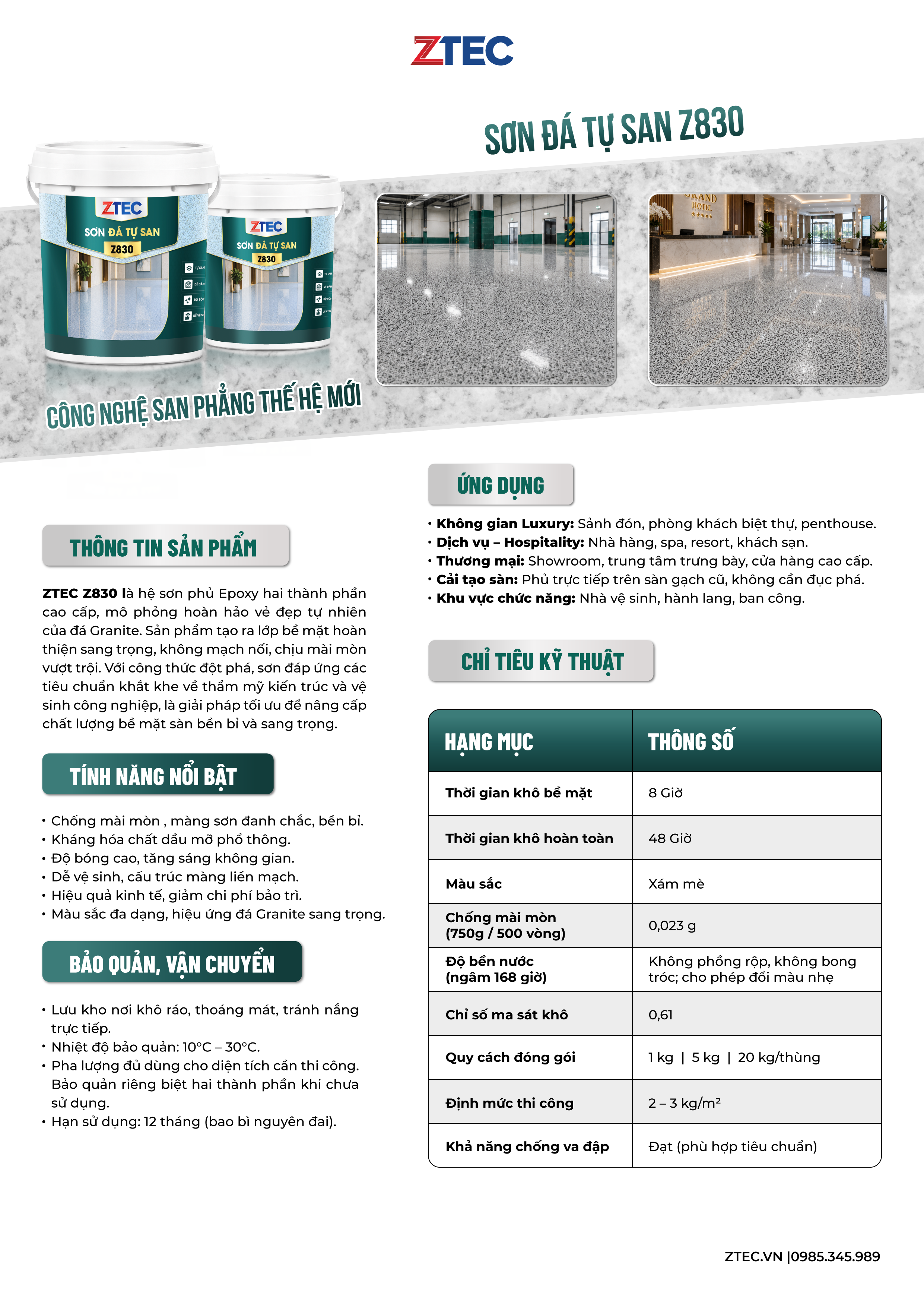 Sơn đá tự san ZTEC