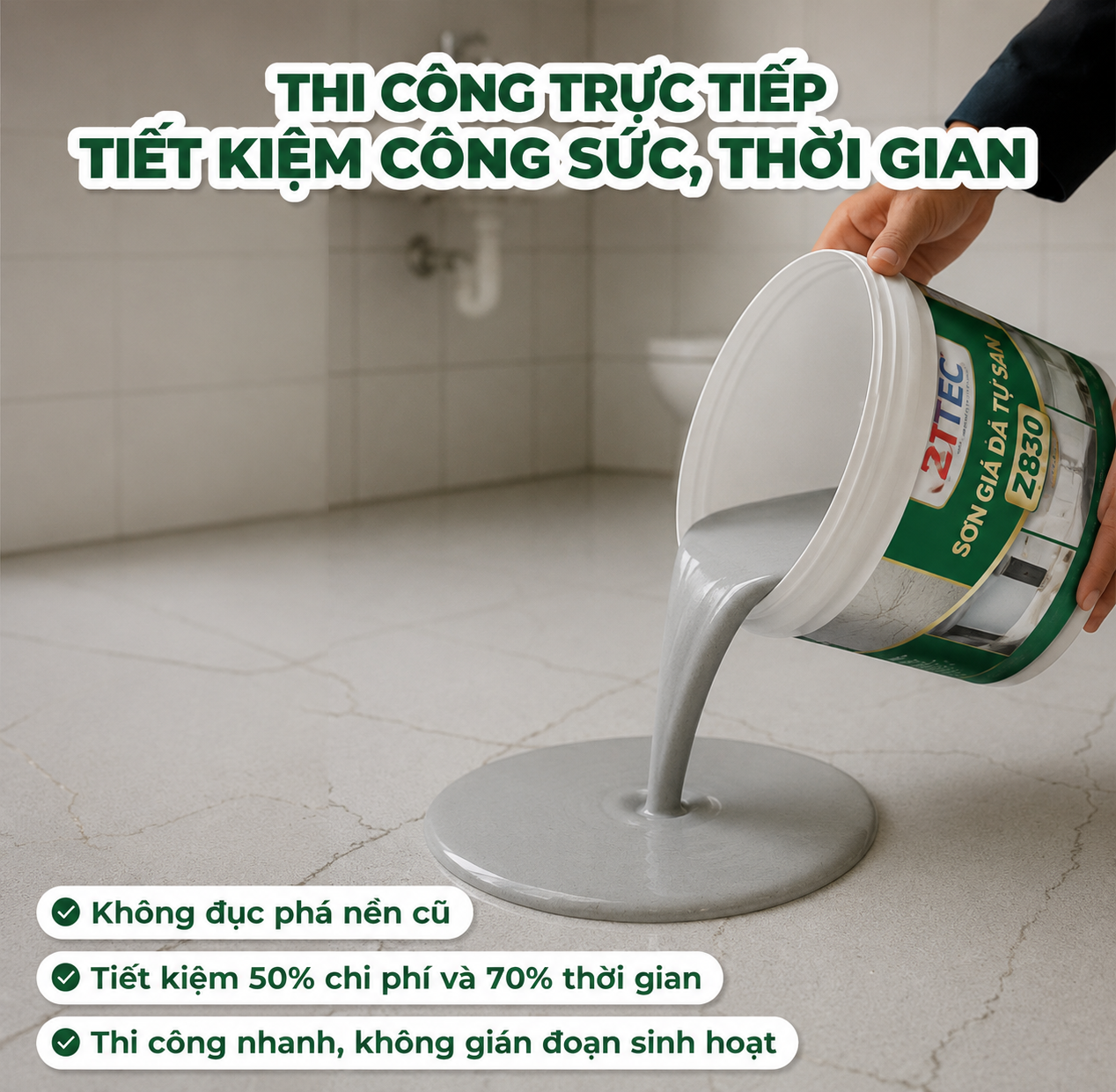 Sơn đá tự san ZTEC